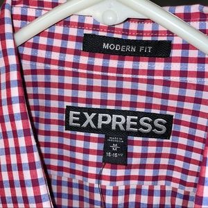 Express Mens Modern Fit Dress Shirt